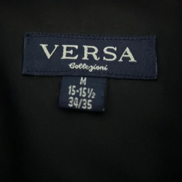 Versa Collezioni Men's Black Dress Shirt - Picture 3 of 3
